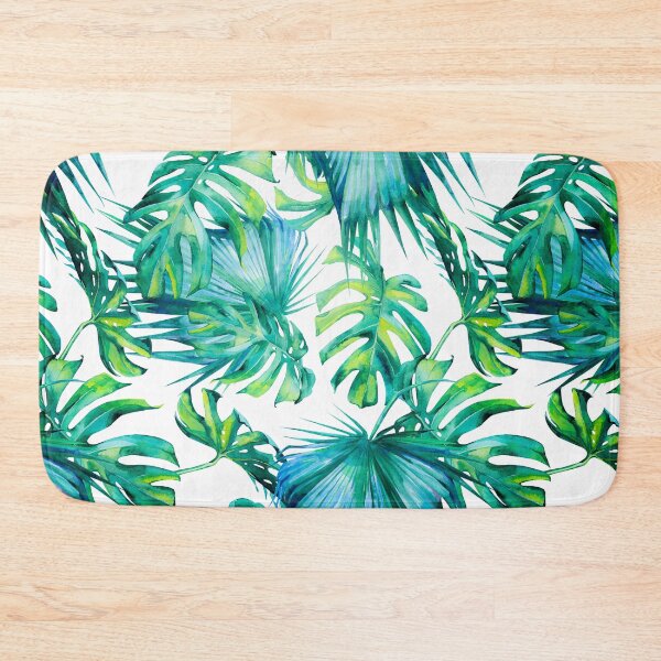 Item preview, Blue Jungle Leaves, Monstera, Palm designed and sold by Wheimay.