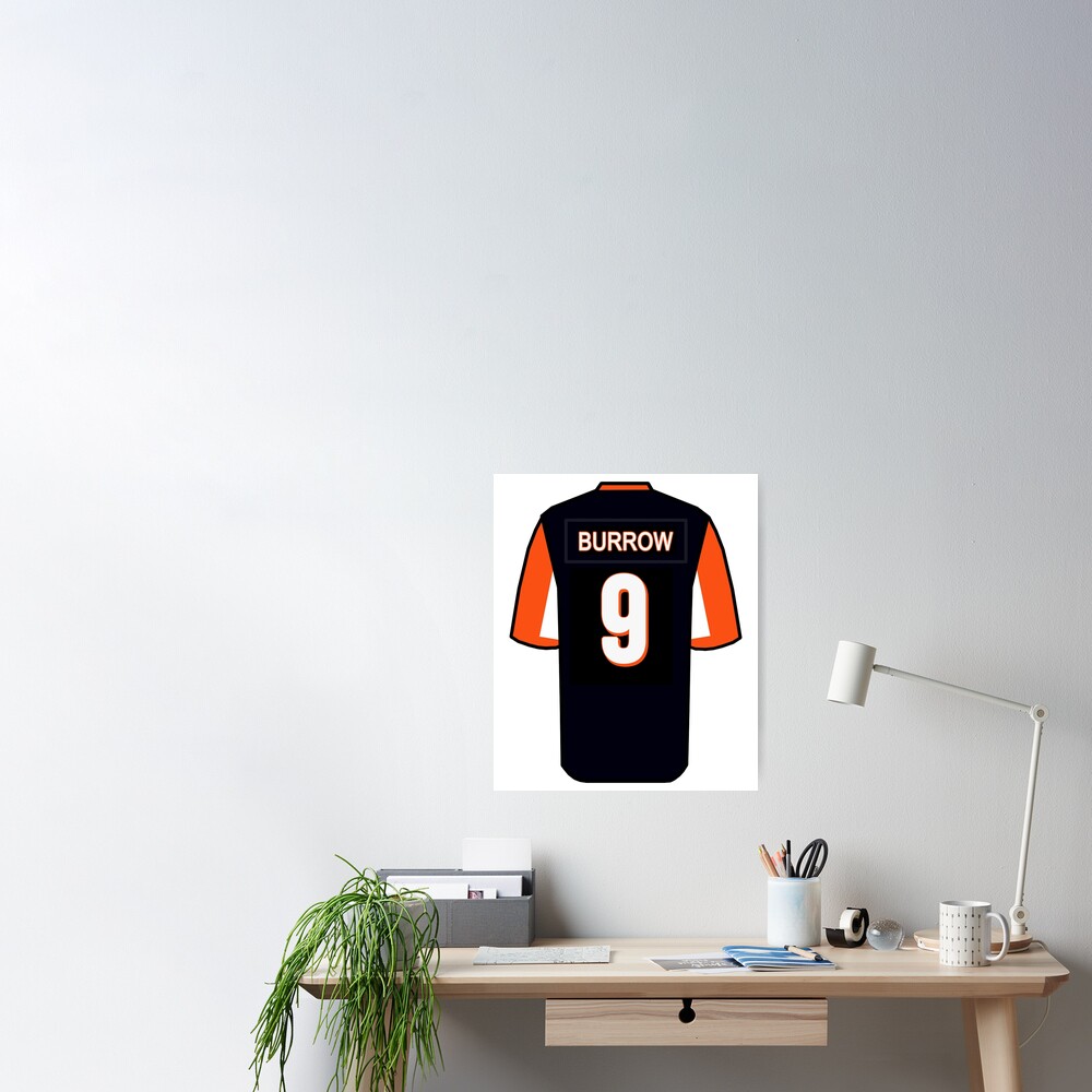 Burrow Jersey Art Board Print for Sale by cocreations