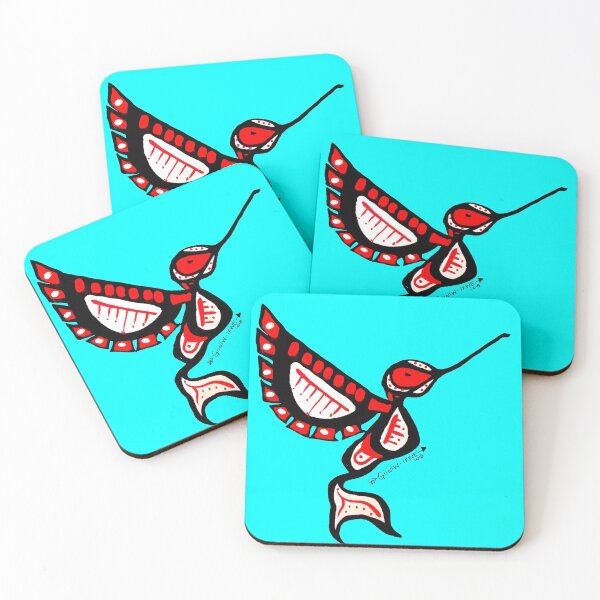 Item preview, Ne noo kaa siins ••hummingbird , dedicated to my granddaughter  designed and sold by Giiniw-Ikwe.