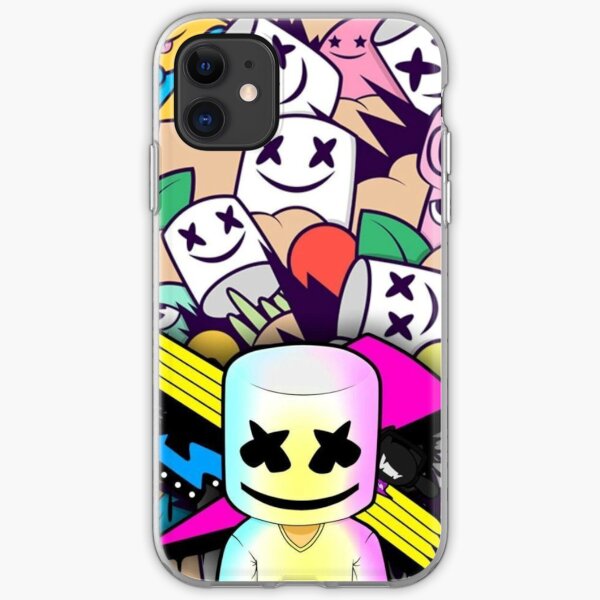 Electro Party Marshmellow iPhone Soft Case