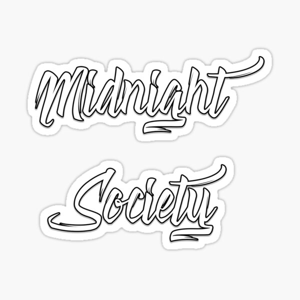 Midnight Society Stickers | Redbubble