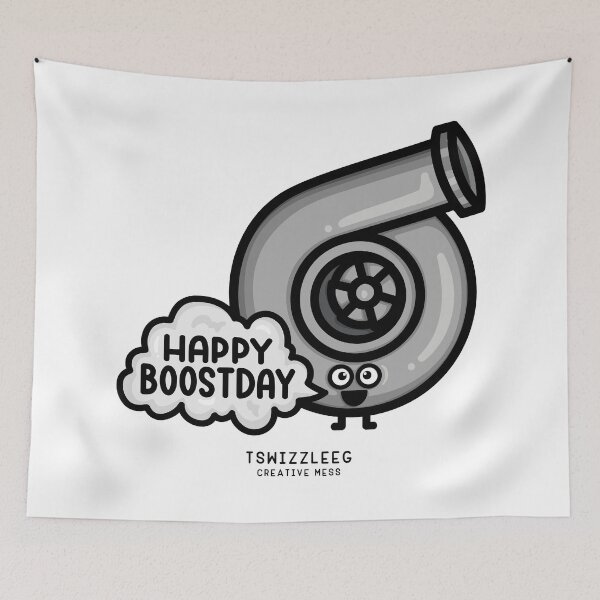 Item preview, Cutest Turbo - Happy Boostday designed and sold by TswizzleEG.