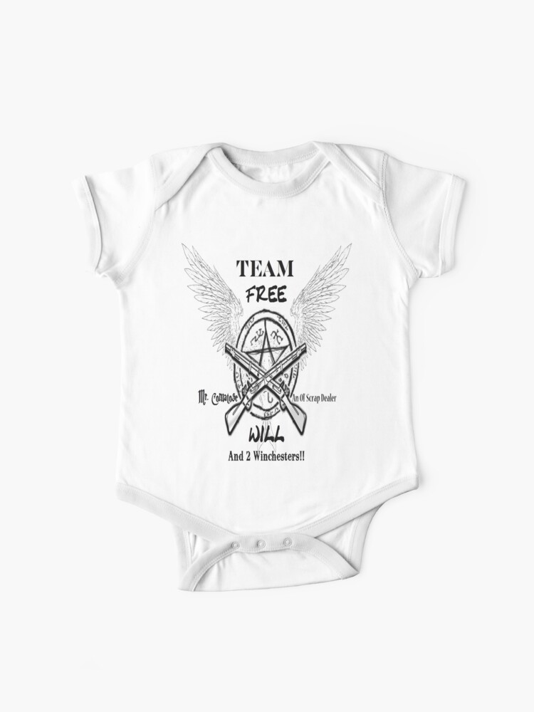 White Team Free Will Members Baby One Piece By Thesilvercougar Redbubble