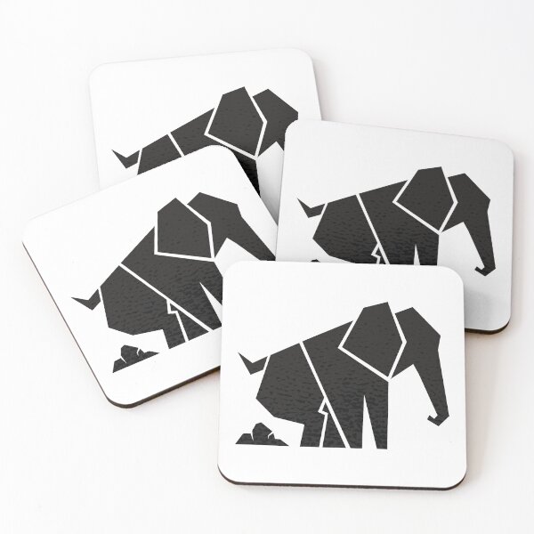 Item preview, Geometric elephant. designed and sold by emphatic.