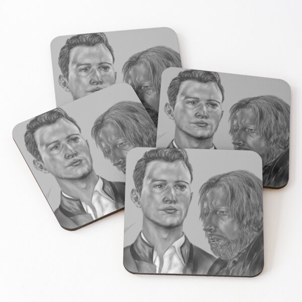 Item preview, Connor and Hank partners Detroit Become Human designed and sold by IndreJanusausk.