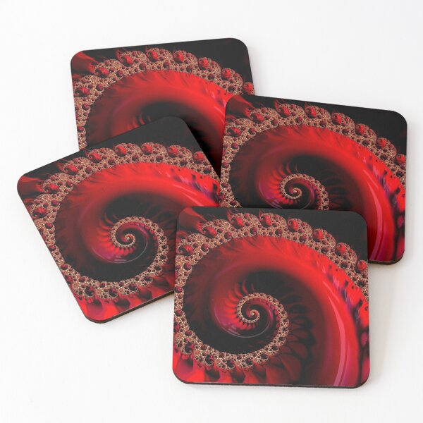 Item preview, Glowing Red Spiral designed and sold by Elisabeth Lucas.
