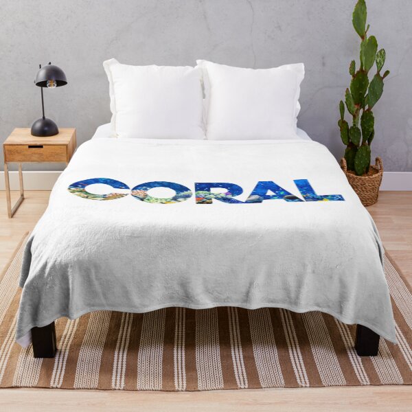 Coral The Walking Dead - TWD Carl Reference Throw Blanket