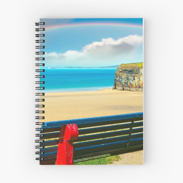 Item preview,  beautiful beach with rainbow in ballybunion designed and sold by morrbyte.