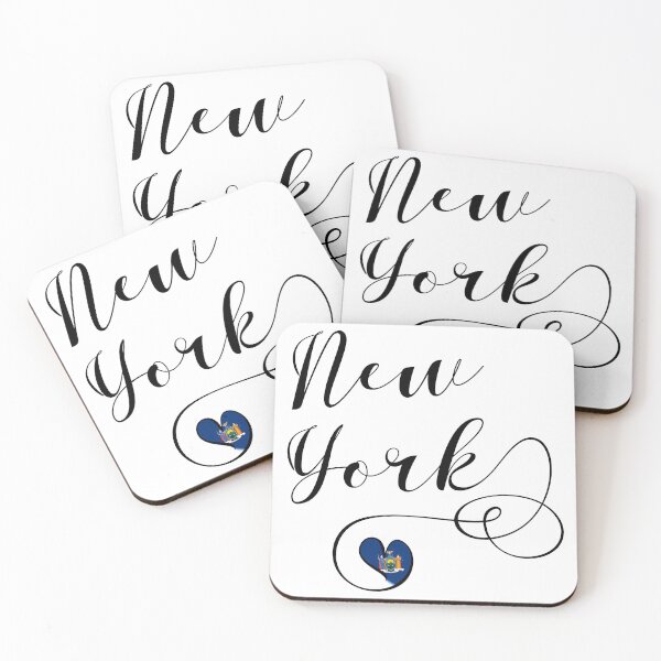 Item preview, New York Flag Heart, New York State designed and sold by Celticana.