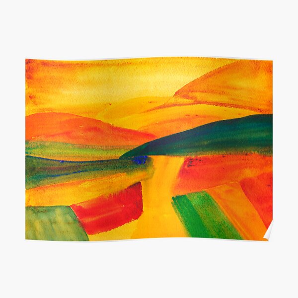 Amber Waves of Grain Poster