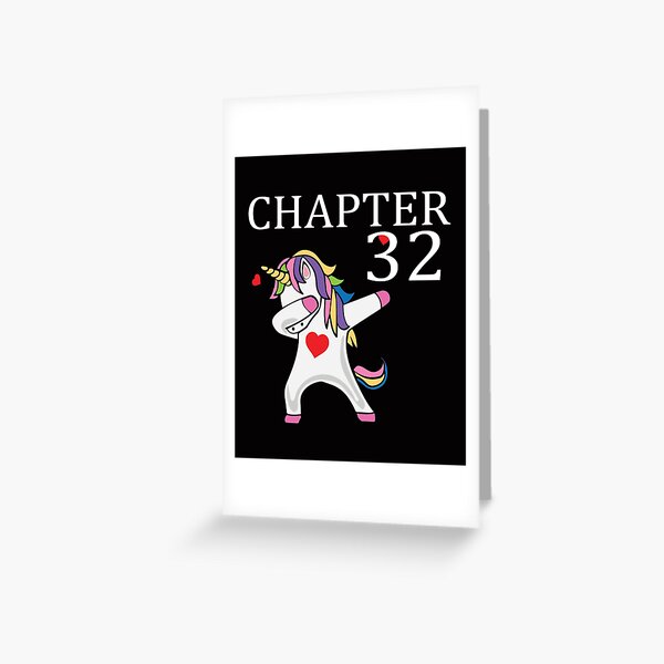 Chapter 41 Unicorn Dabbing Happy Birthday 41 Old Years Gift Greeting Card By Elhadif Redbubble