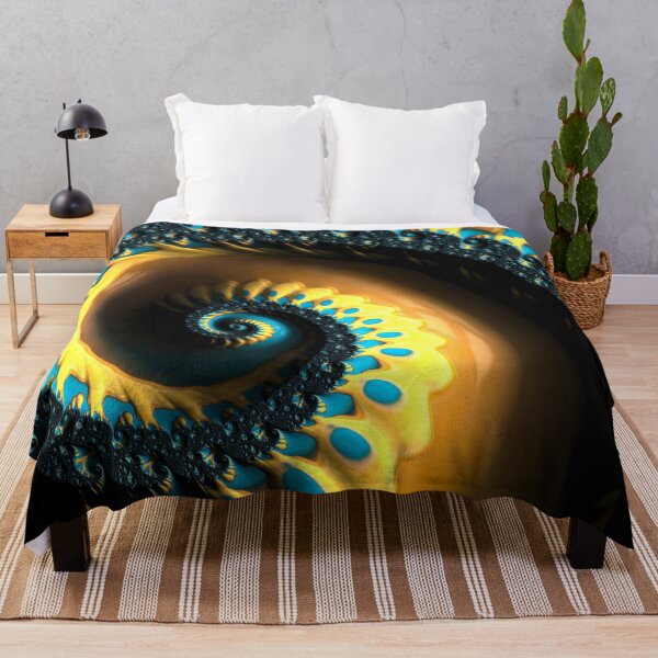Item preview, Glowing Teal Spiral designed and sold by Elisabeth Lucas.