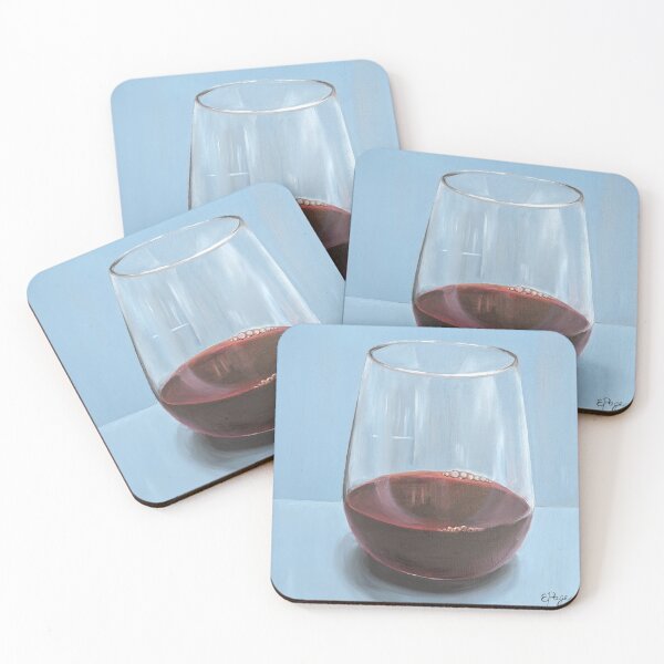 Item preview, Glass of Malbec designed and sold by Emily Page Art.