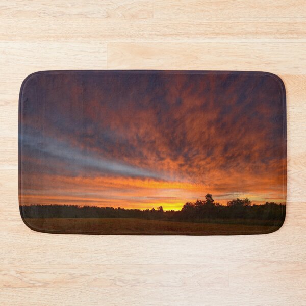 Item preview, Colorful sunrise on the sky over the field designed and sold by yarvin13.