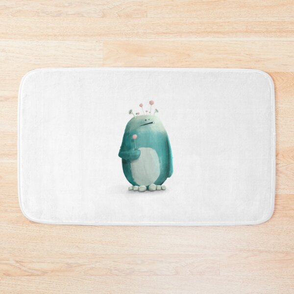 Item preview, Cute little monster, with lovely flowers on his head designed and sold by jonathankemp.