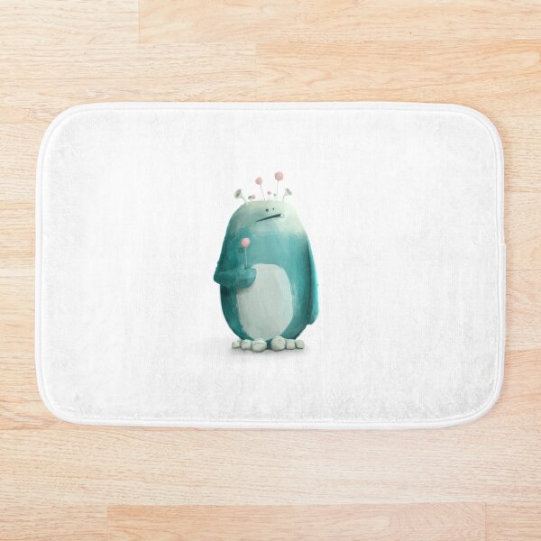 Item preview, Cute little monster, with lovely flowers on his head designed and sold by jonathankemp.