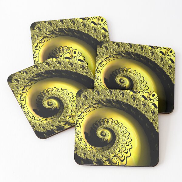 Item preview, Glowing Yellow Spiral designed and sold by Elisabeth Lucas.