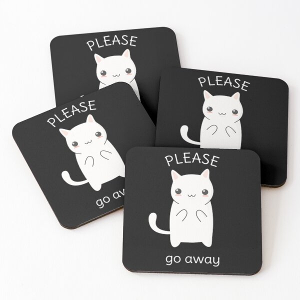 Item preview, Please Go Away Cat designed and sold by Flakey-.