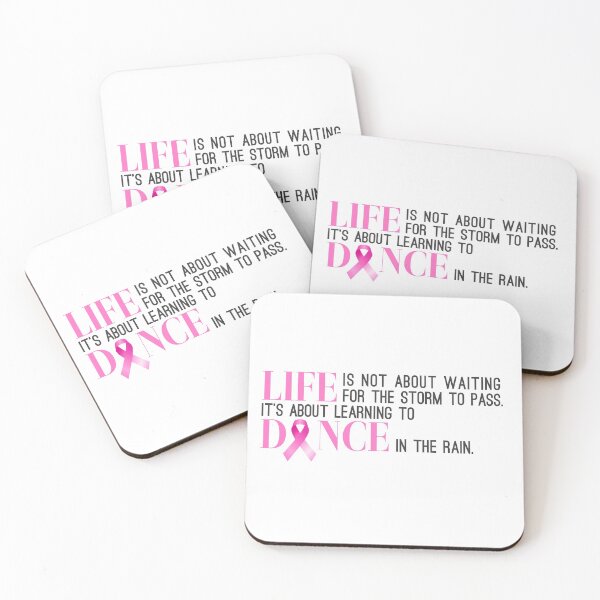 Item preview, Dance in the Rain Breast Cancer Awareness designed and sold by Hommie9977.