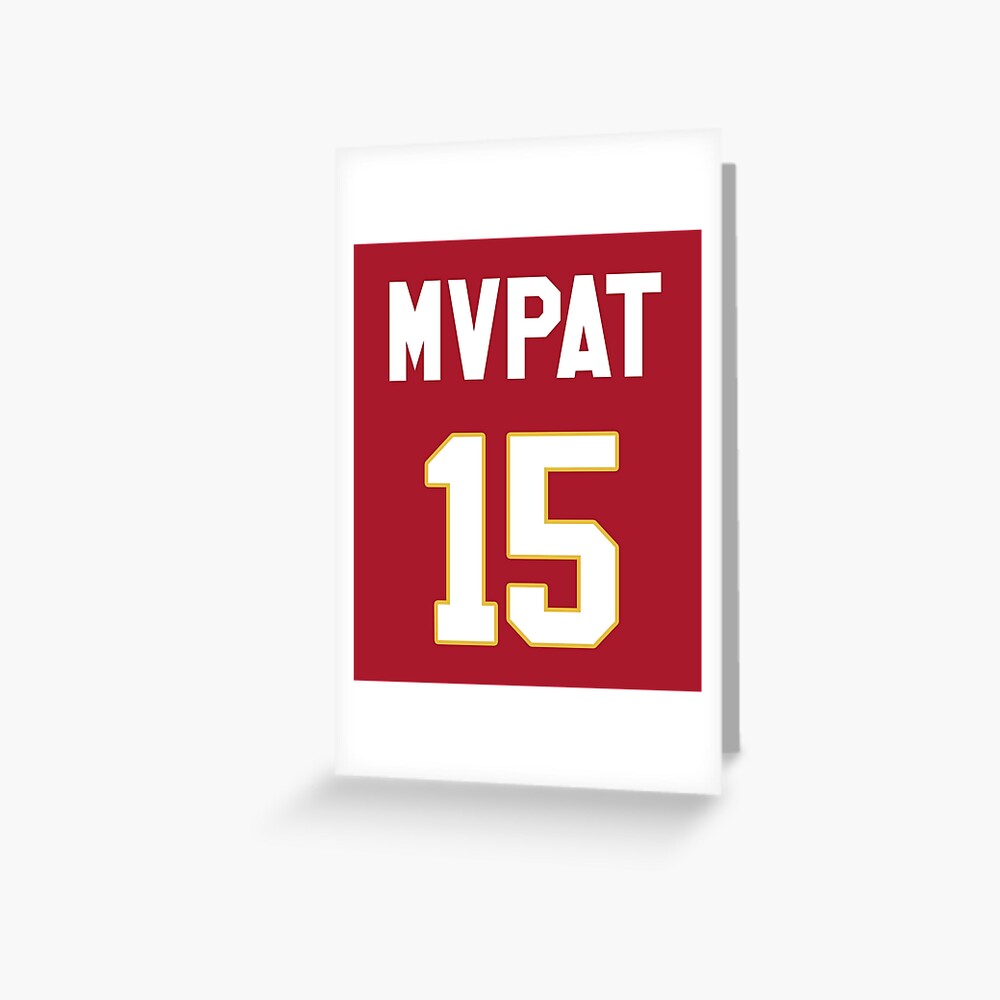 Limited Edition Patrick Mahomes Jersey Style Shirt, MVPAT, MVP, Kansas City  Chiefs Shirt, Mug, Hoodie & Wall Tapestry! Essential T-Shirt for Sale by  GoatGear