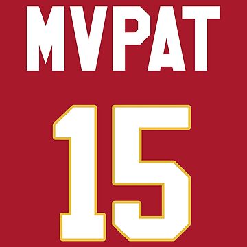 Limited Edition Patrick Mahomes Jersey Style Shirt, MVPAT, MVP, Kansas City  Chiefs Shirt, Mug, Hoodie & Wall Tapestry!' Throw Blanket for Sale by  GoatGear