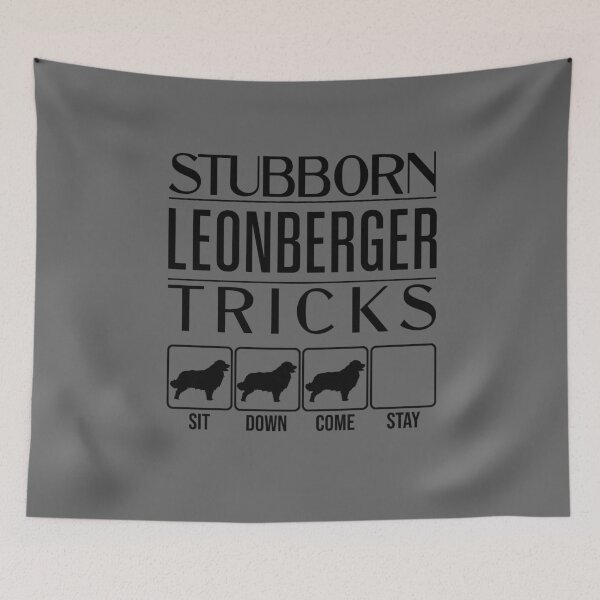 Item preview, Funny Dog Design: Stubborn Leonberger Tricks / Stubborn Dog Tricks, funny gift idea designed and sold by HEJAshirts.