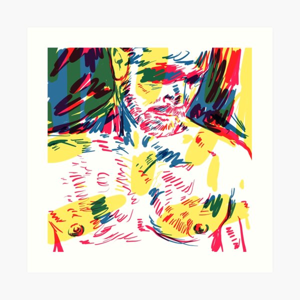 Messy Art Print