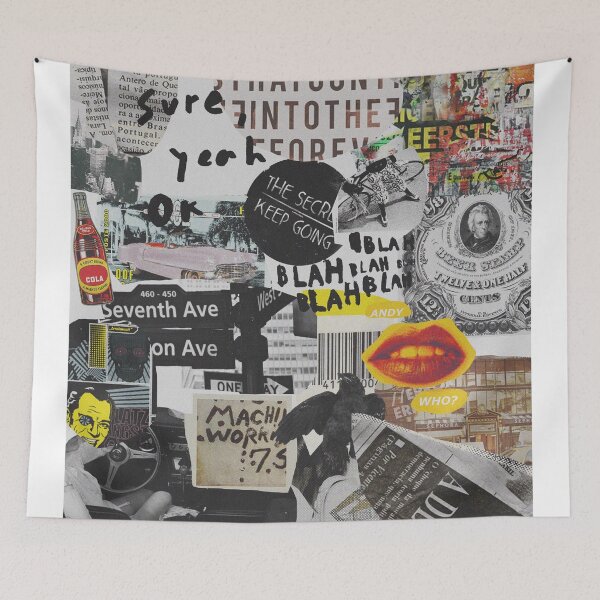 Item preview, collage pop art designed and sold by fakenothing.