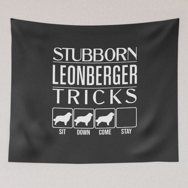 Item preview, Funny Leonberger Design: Stubborn Leonberger Tricks / Stubborn Dog Tricks, funny gift idea designed and sold by HEJAshirts.