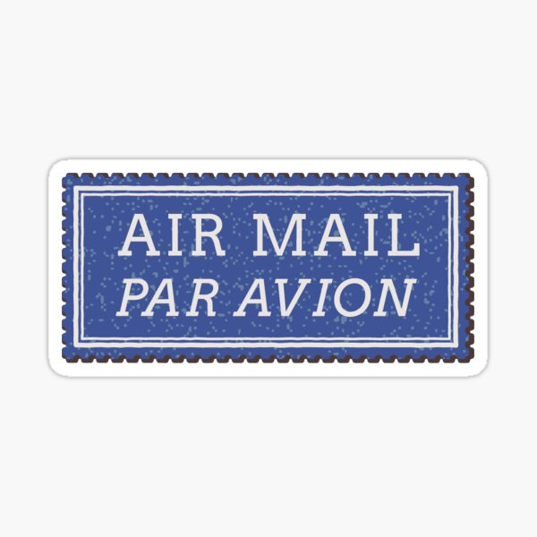 Luftpost Air Mail Etiketten 144 360 720 Aufkleber Gleichen Tag Versand