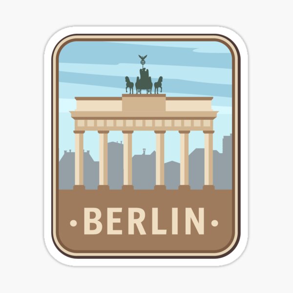 BERLIN SUITCASE Sticker