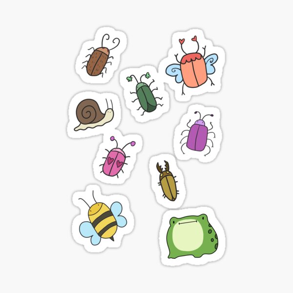 Item preview, Bugs and Friends Sticker pack designed and sold by totallytoby.