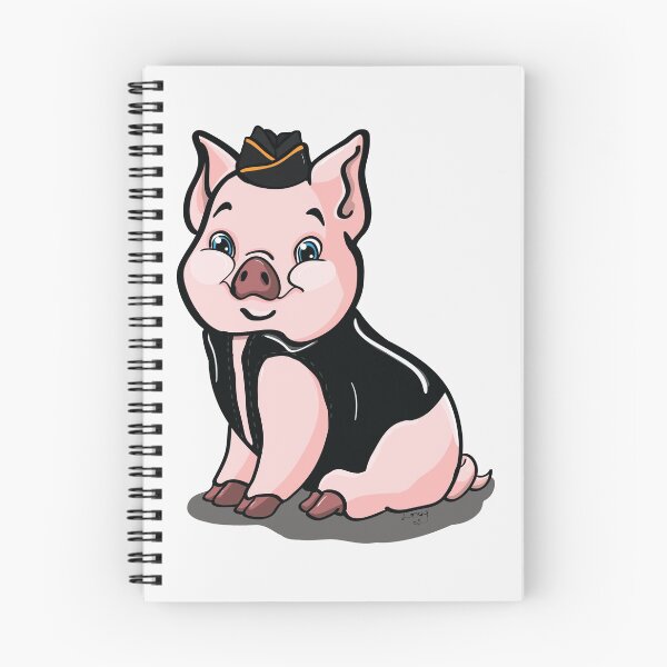 Item preview, Leather Piggy in a Hat & vest designed and sold by TheLexyHeart.