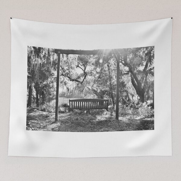 Item preview, Swinging In Paradise Black And White designed and sold by LisaWootenPhoto.