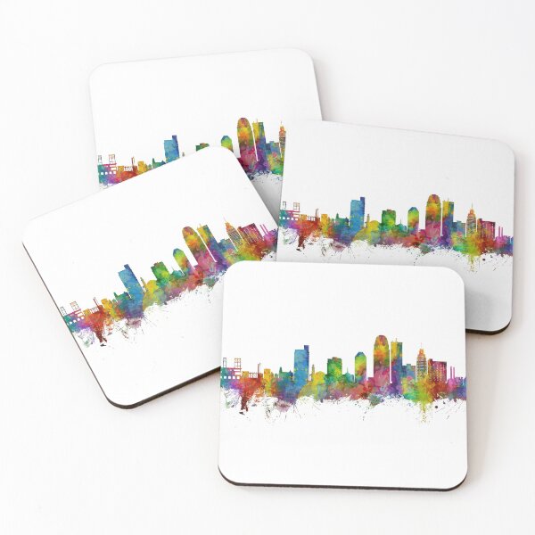 Item preview, Winston-Salem North Carolina Skyline designed and sold by ArtPrints.