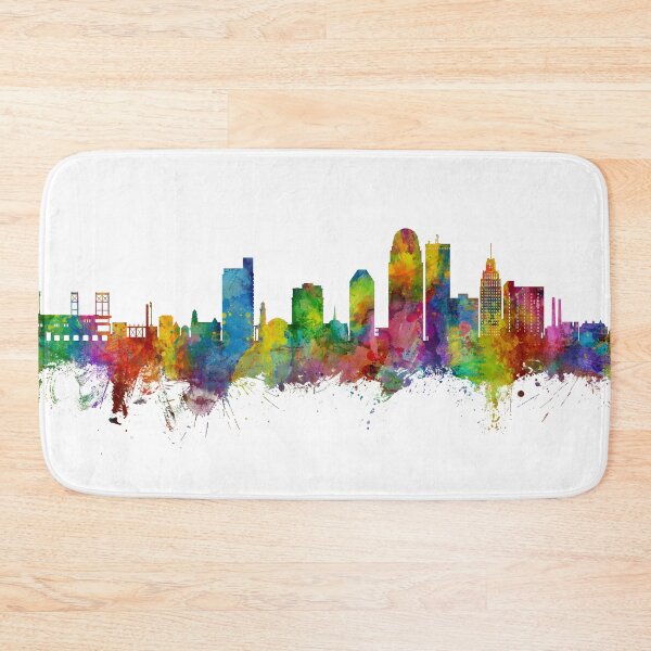 Item preview, Winston-Salem North Carolina Skyline designed and sold by ArtPrints.