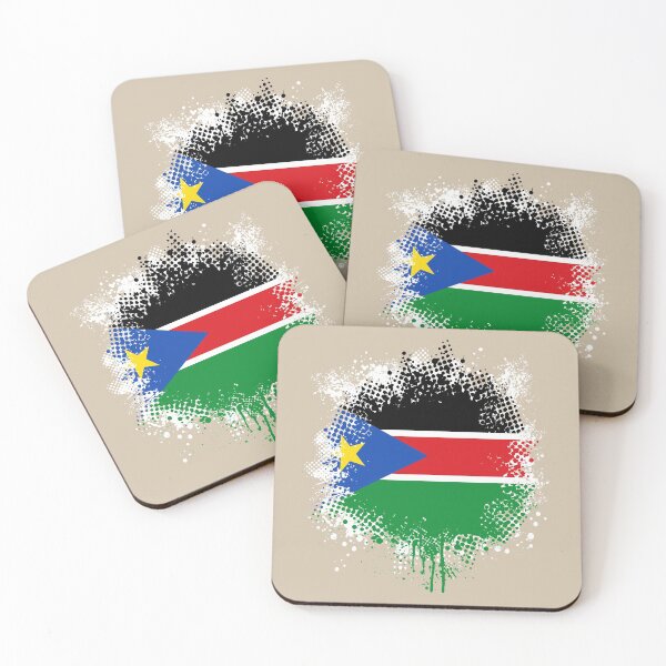 Item preview, Flag of South Sudan - Splat designed and sold by pixelinga.