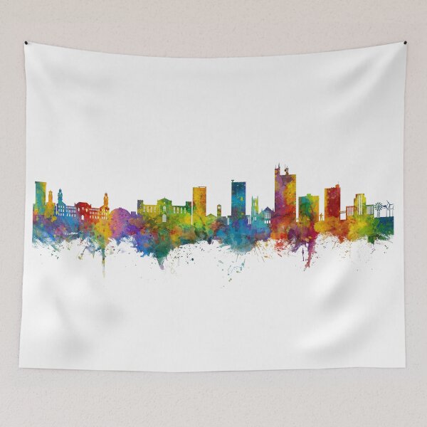 Item preview, Lubbock Texas Skyline designed and sold by ArtPrints.
