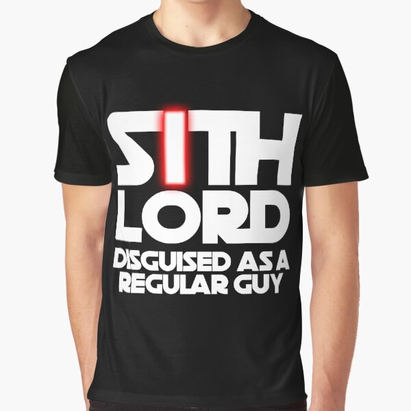 Vista previa del artículo con la obra «Lord Sith disfrazado de chico normal», diseñado y vendido por Wyverin.