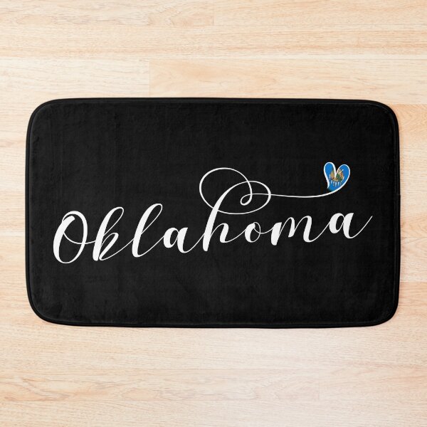 Item preview, Oklahoma State Flag in Heart, I Love Oklahoma designed and sold by Celticana.