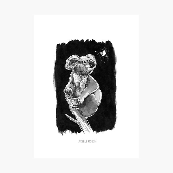 Aperçu de l'œuvre Ink 2019 - Koala créée et vendue par Axelle Robin.