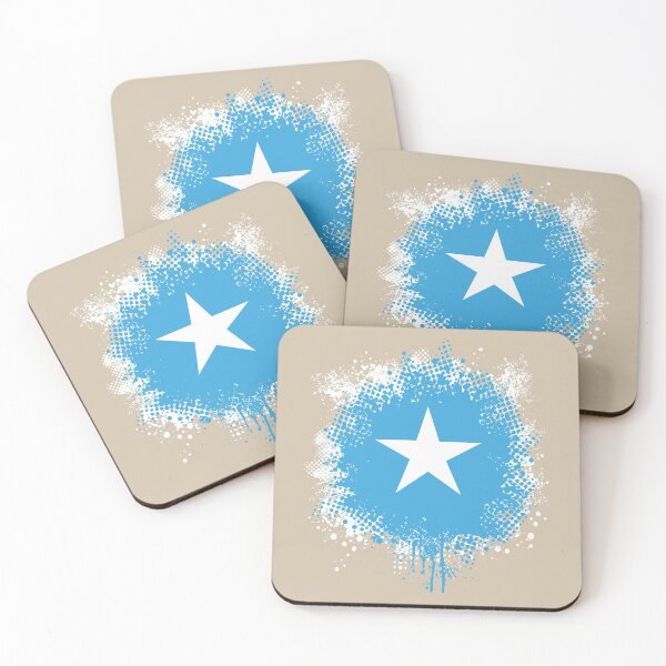 Item preview, Flag of Somalia - Splat designed and sold by pixelinga.