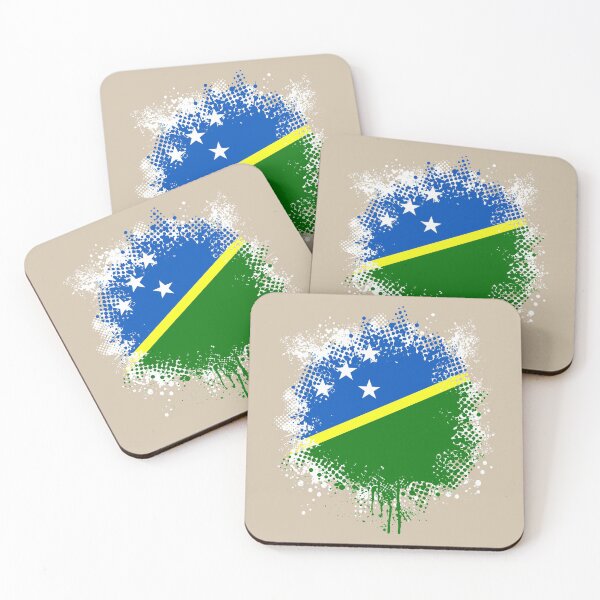 Item preview, Flag of Solomon Islands - Splat designed and sold by pixelinga.
