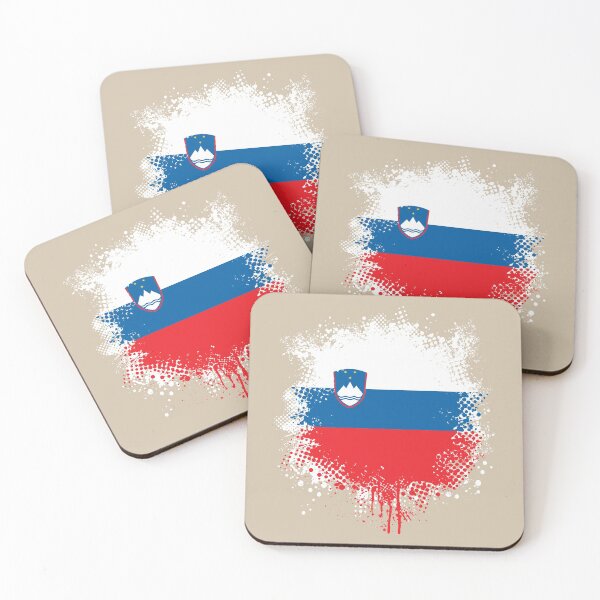 Item preview, Flag of Slovenia - Splat designed and sold by pixelinga.