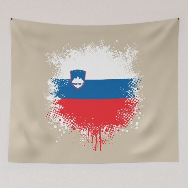 Item preview, Flag of Slovenia - Splat designed and sold by pixelinga.
