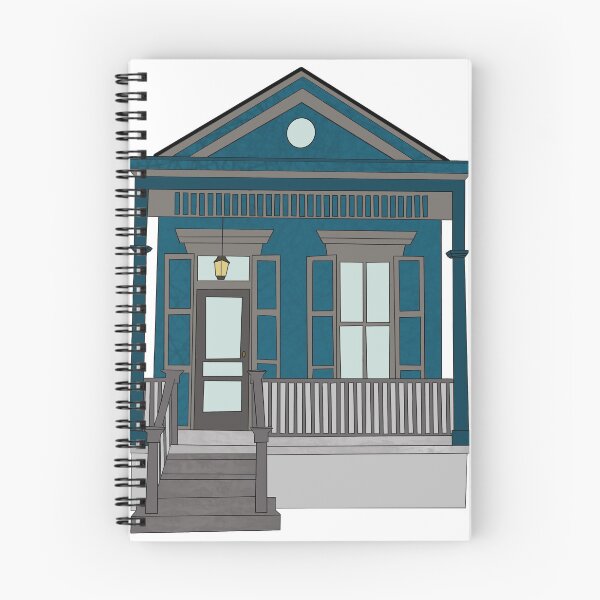 Item preview, Blue shotgun house designed and sold by Lovelylochness.