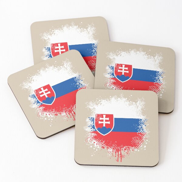 Item preview, Flag of Slovakia - Splat designed and sold by pixelinga.