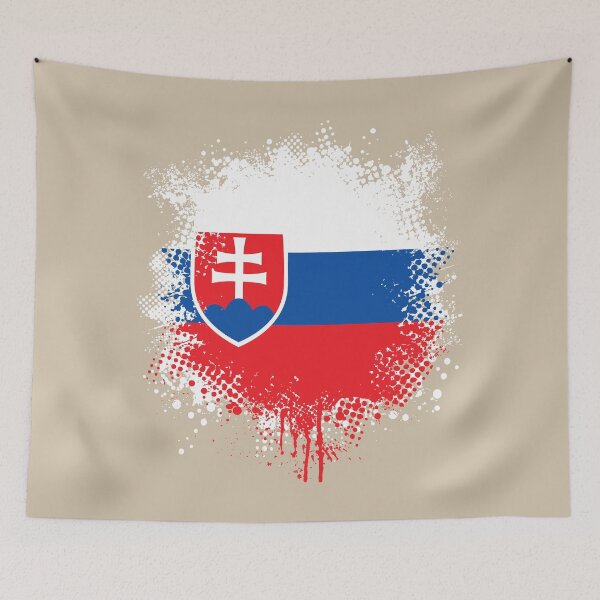 Item preview, Flag of Slovakia - Splat designed and sold by pixelinga.