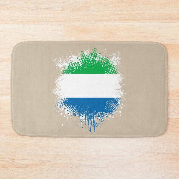 Item preview, Flag of Sierra Leone - Splat designed and sold by pixelinga.