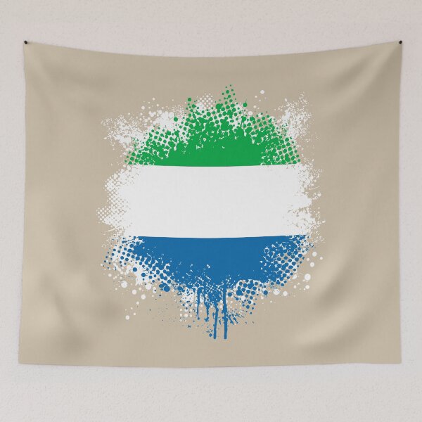 Item preview, Flag of Sierra Leone - Splat designed and sold by pixelinga.